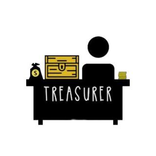 treasurer at desk