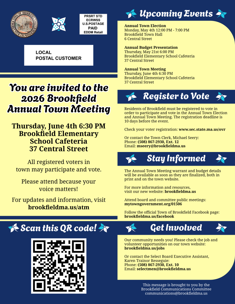 Annual Town Meeting 2026 Mailer