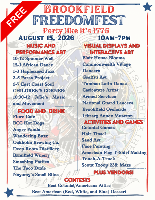 Brookfield Freedomfest Flyer
